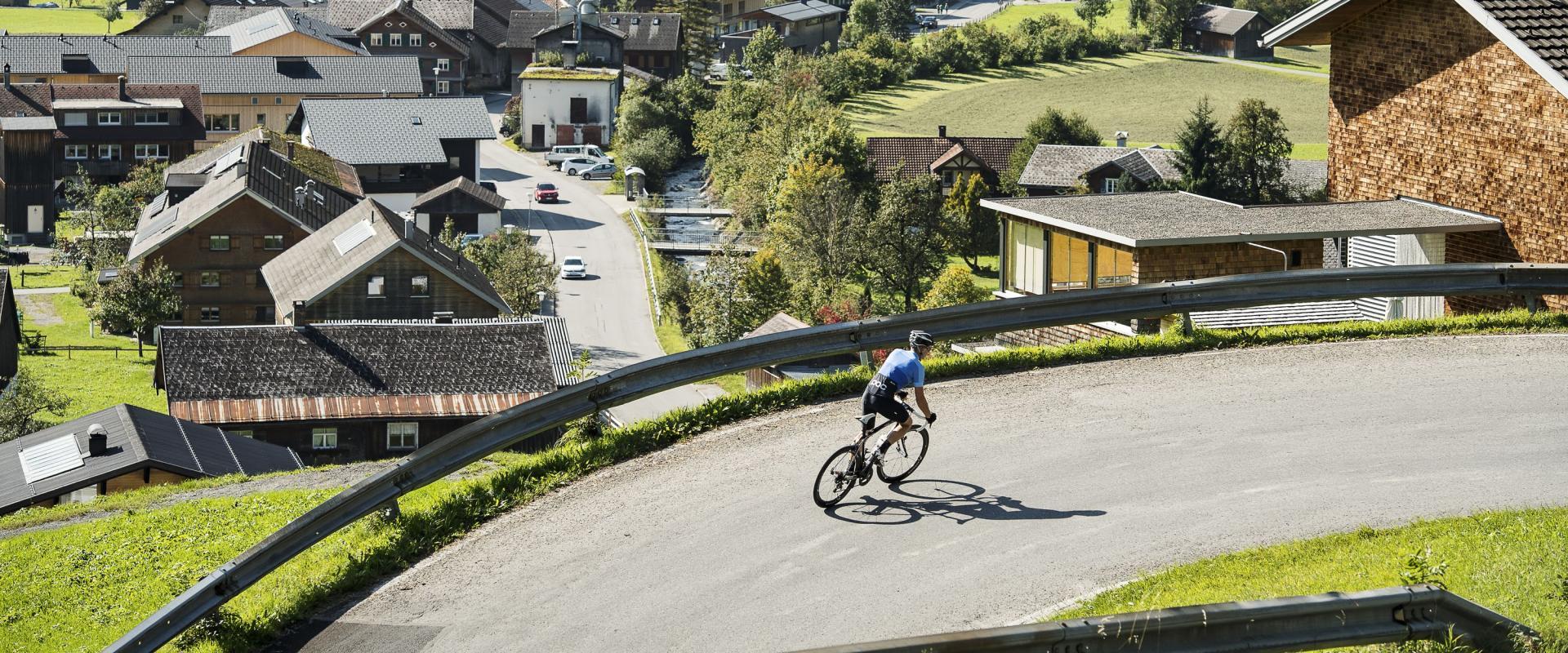 Rennrad fahren in Bizau im Bregenzerwald